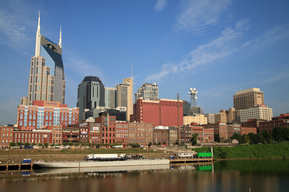 Picture of Central Nashville buildings