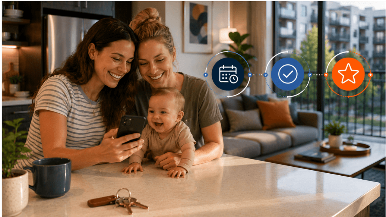residents paying rent using a rent payment portal