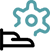 A hand adjusting a cog in a settings interface, symbolizing control in revenue management.