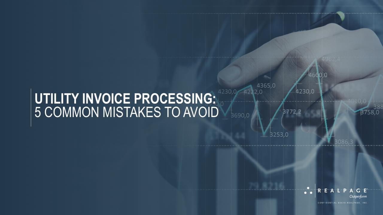 Utility Invoice Processing Webcast Cover