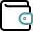 Icon representing a shared wallet for online payments.