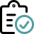 Checkmark icon in a teal color inside a circular outline, symbolizing approval or success.