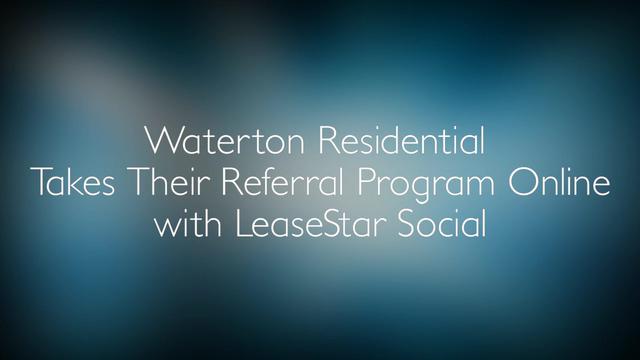 Apartment Marketing Referral Program Delivers for Waterton Residential