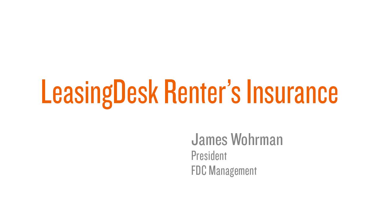 LeasingDesk Renter's Insurance Review