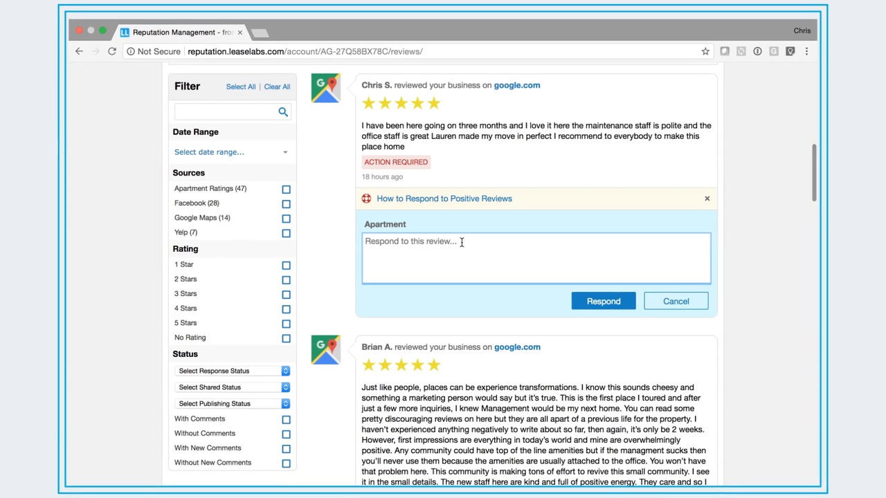 Product Spotlight: Reputation Management