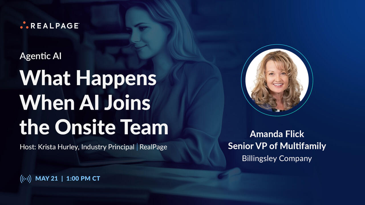 Webcast cover featuring title 'What Happens When AI Joins the Onsite Team' with details on hosts and date.